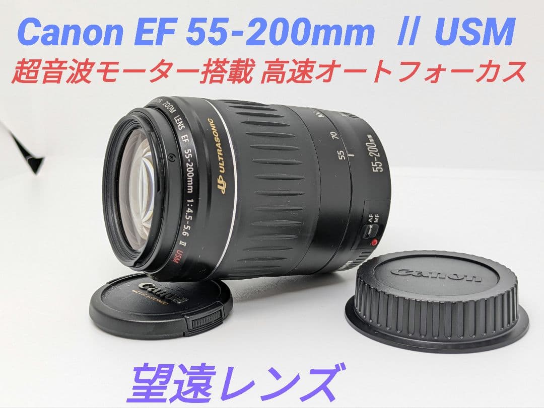 4月4日限定特価♪Canon EF 55-200mm Ⅱ USM