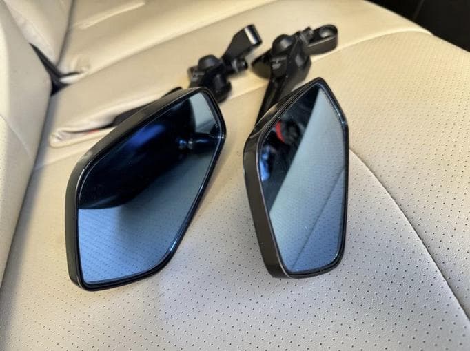 TANAX タナックス AOS3B シャークミラー3B ブルー鏡 ブラック