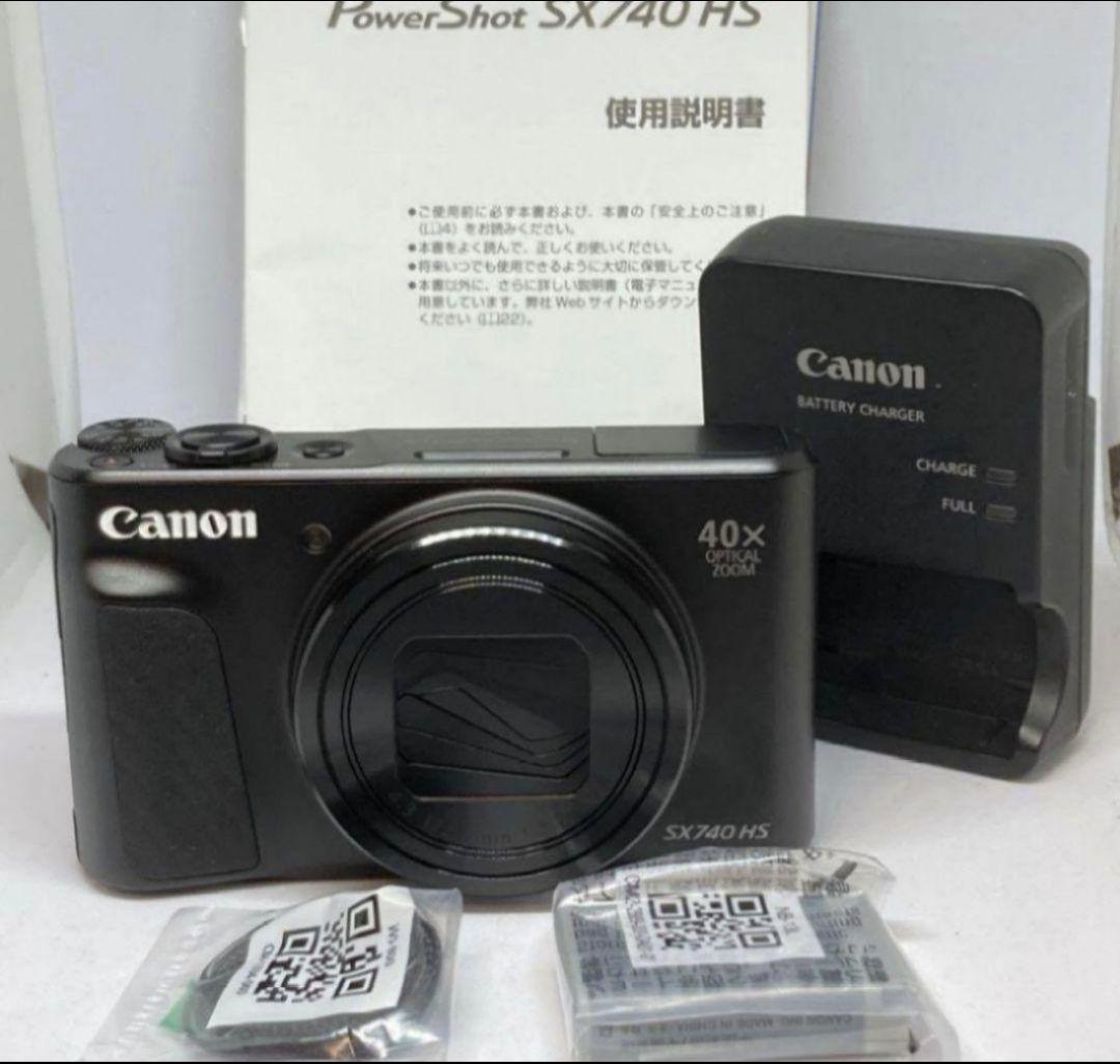 Canon PowerShot SX740HS ブラック