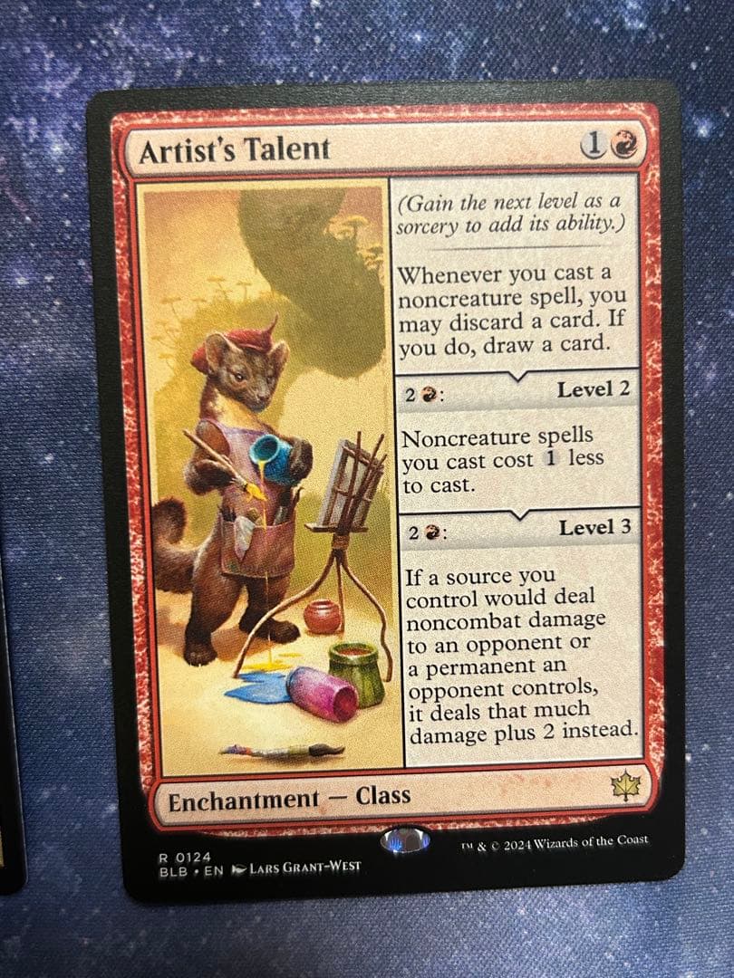 mtg 美術家の才能　Artist's Talent 4枚　英語