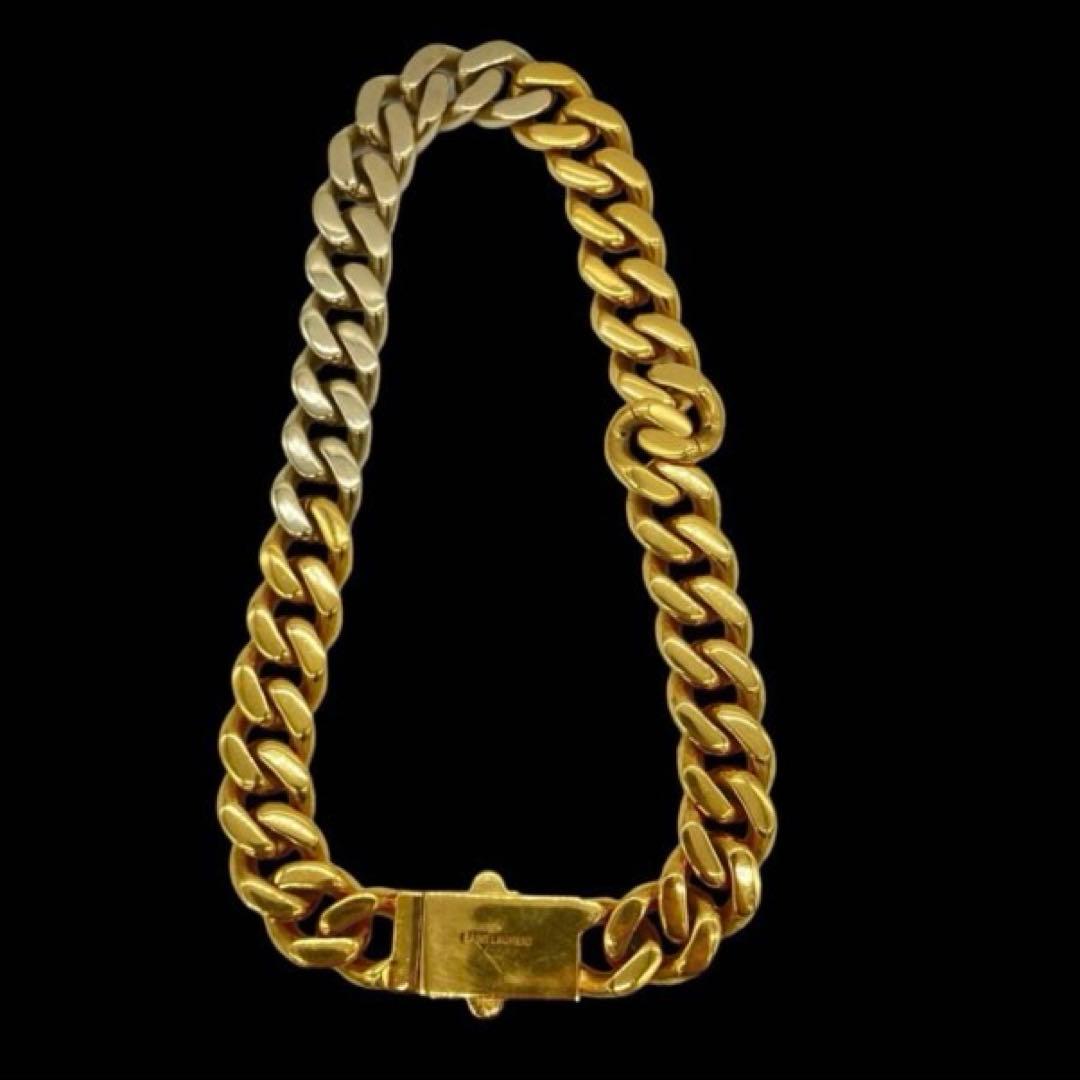 SAINT LAURENT メタルカーブ チェーン ネックレス