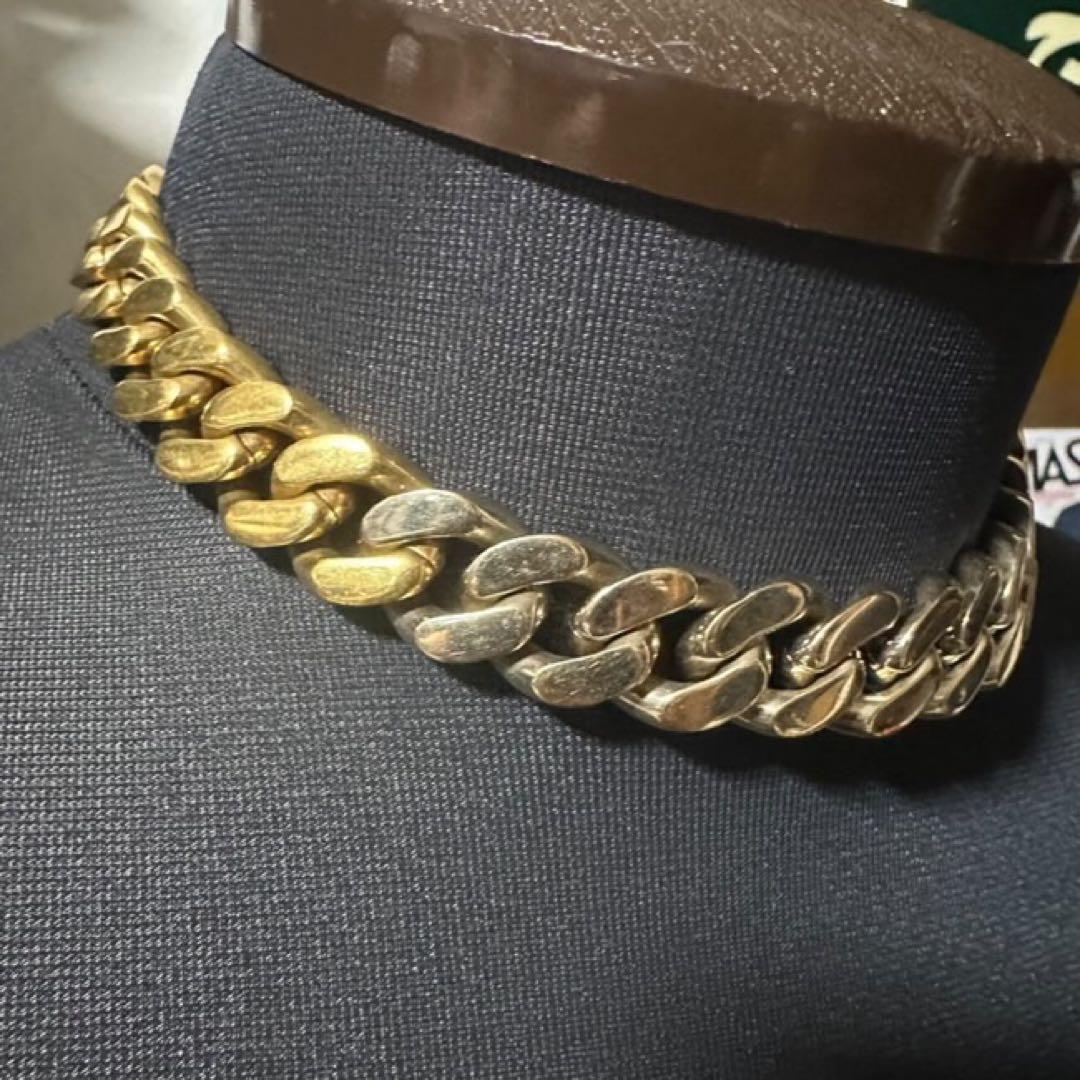 SAINT LAURENT メタルカーブ チェーン ネックレス