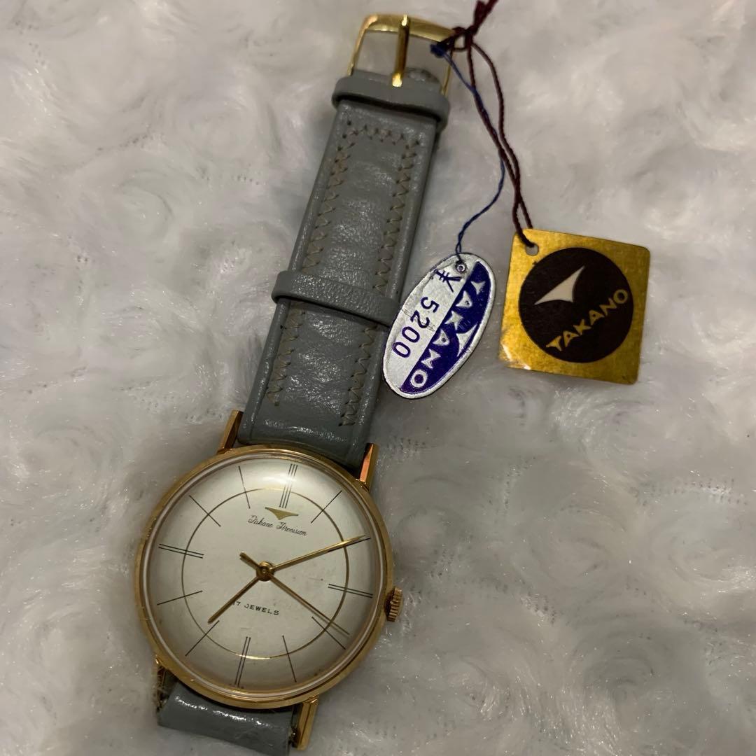 TAKANO アナログ手巻き時計 プレシジョン　17Ｊ　14023 ジャンク