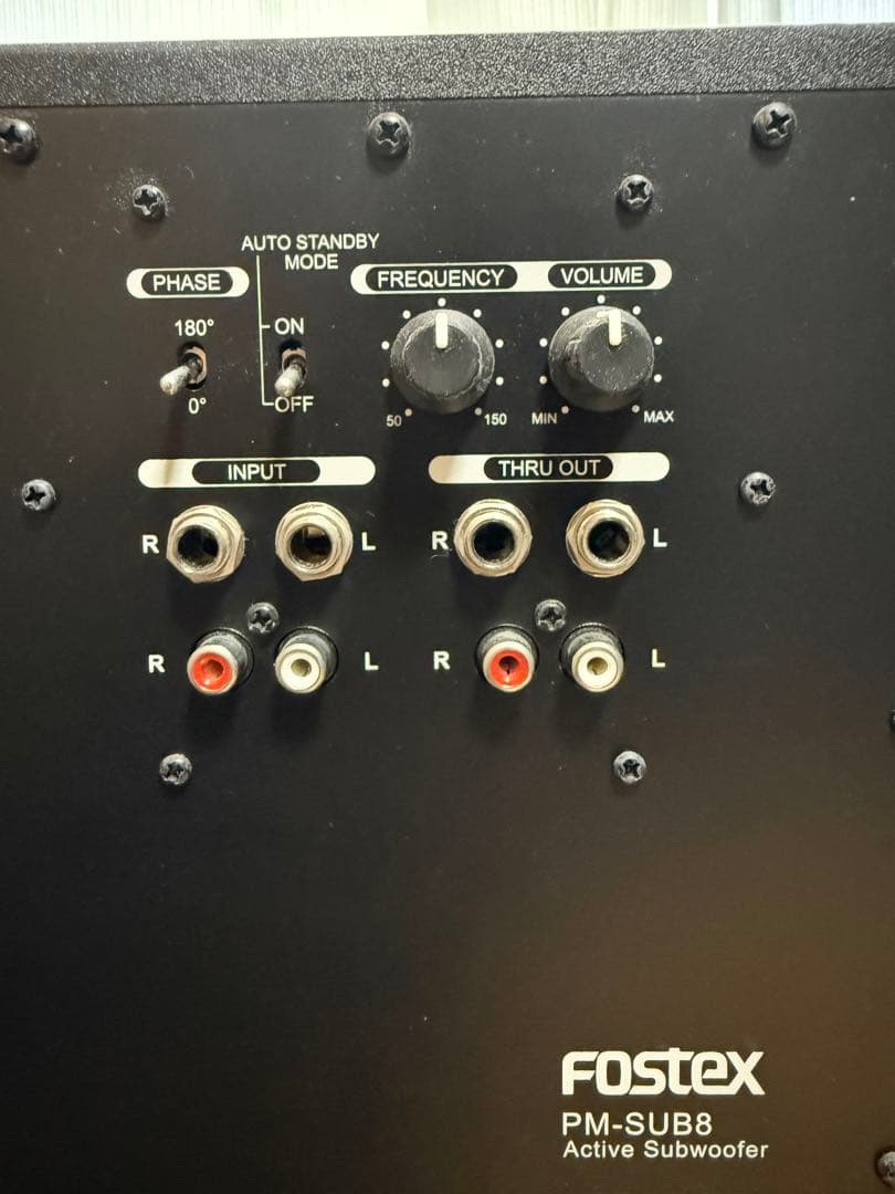 FOSTEX PM-SUB8 サブウーファー 専用台 ケーブル