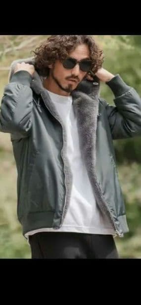 CAMBIO カンビオ リバーシブルエコファーナイロンブルゾン