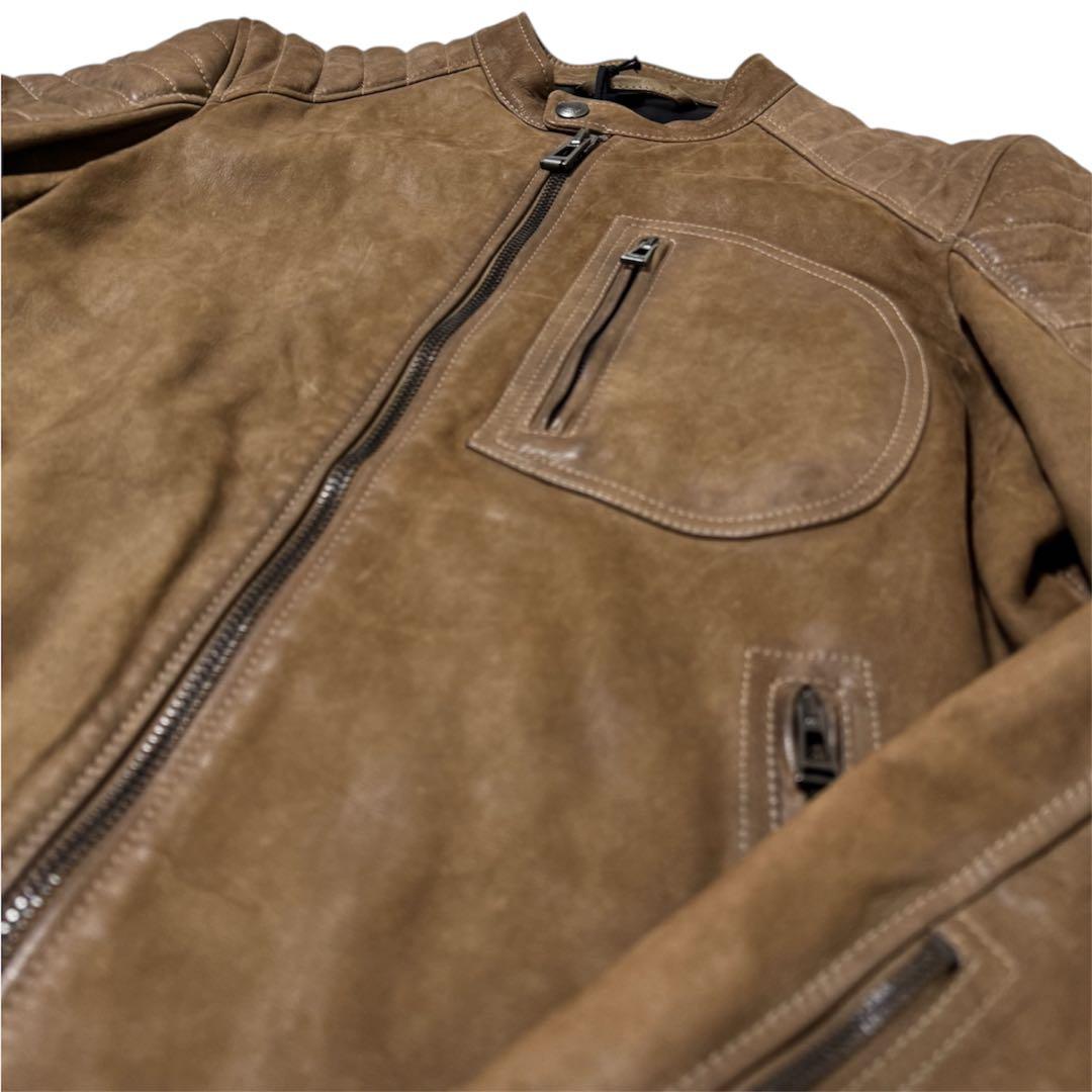 ジャケット・アウター BELSTAFF LEATHER JACKET DARK SAND