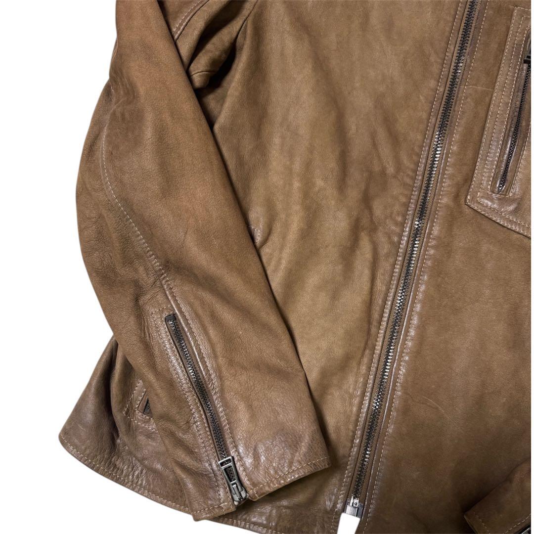 ジャケット・アウター BELSTAFF LEATHER JACKET DARK SAND