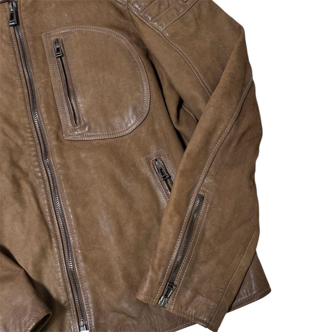 ジャケット・アウター BELSTAFF LEATHER JACKET DARK SAND