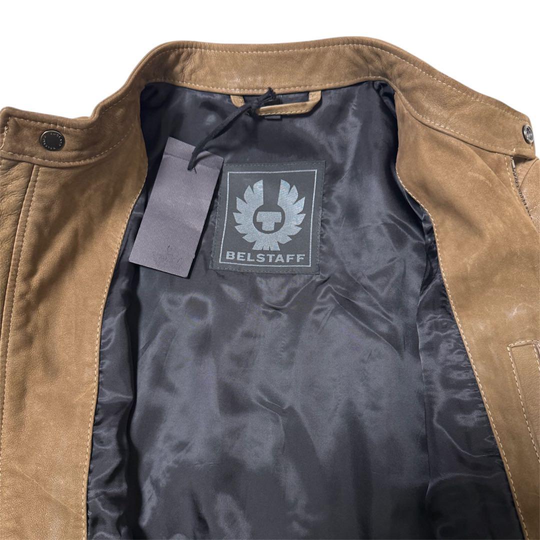 ジャケット・アウター BELSTAFF LEATHER JACKET DARK SAND