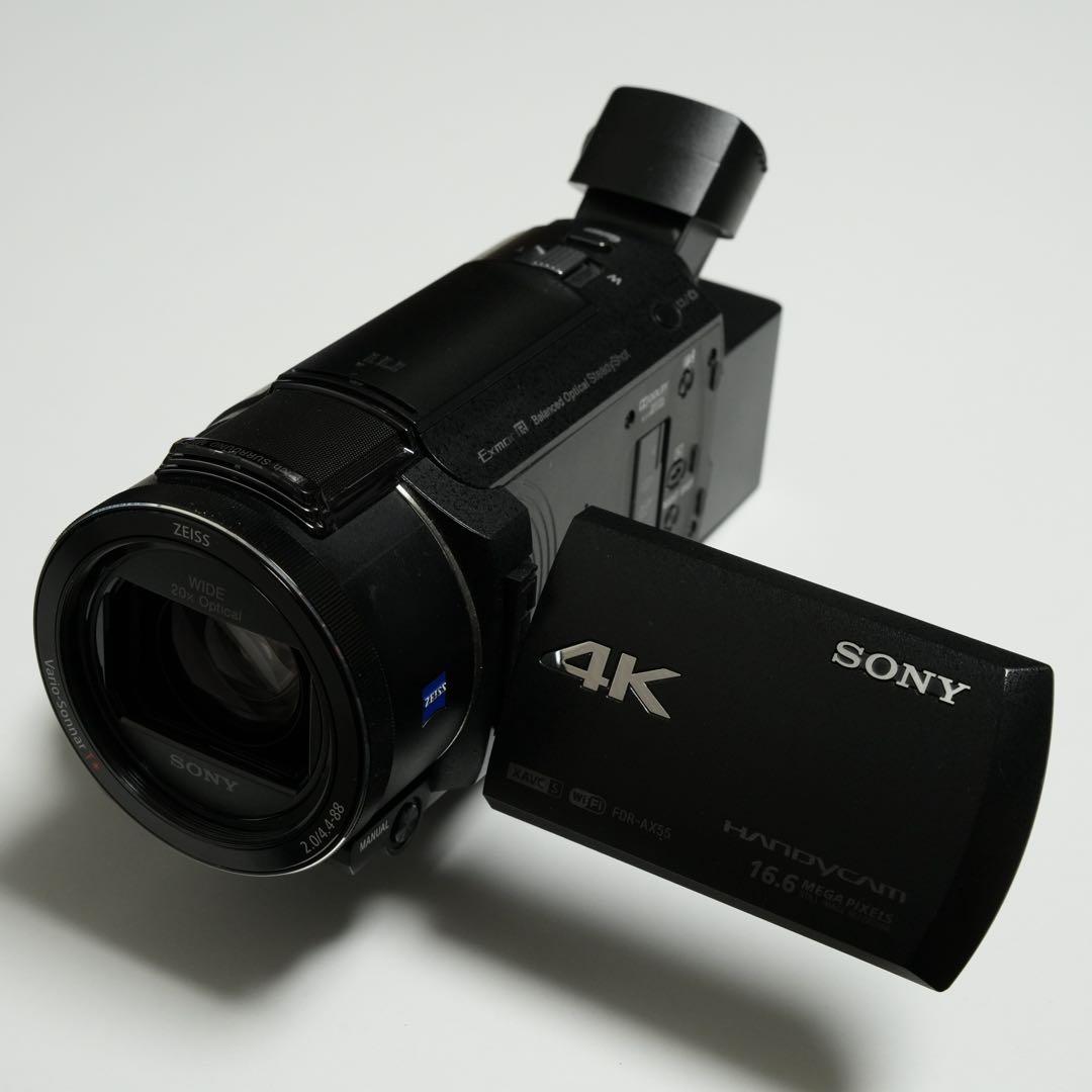 SONY FDR-AX55 4K Handycam 付属品多数