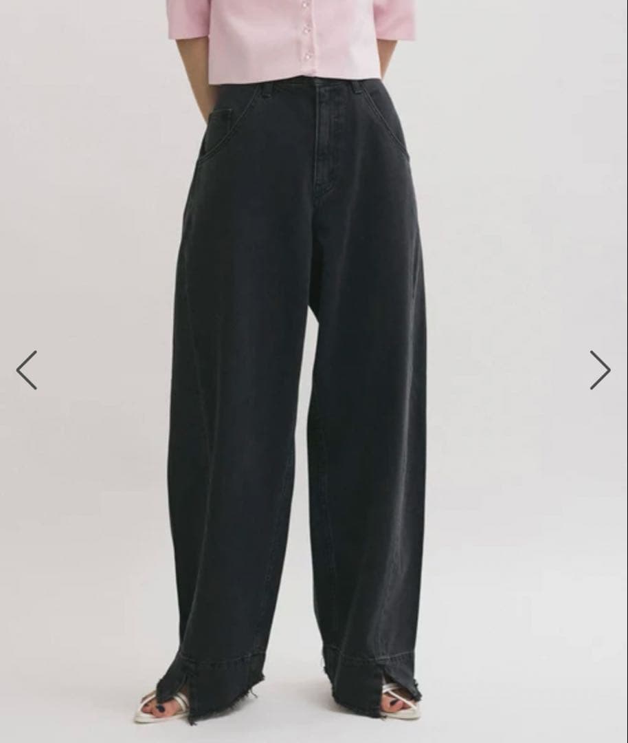 ADAM ET ROPE アダムエロペ ルーズフィットアジャストデニム 36