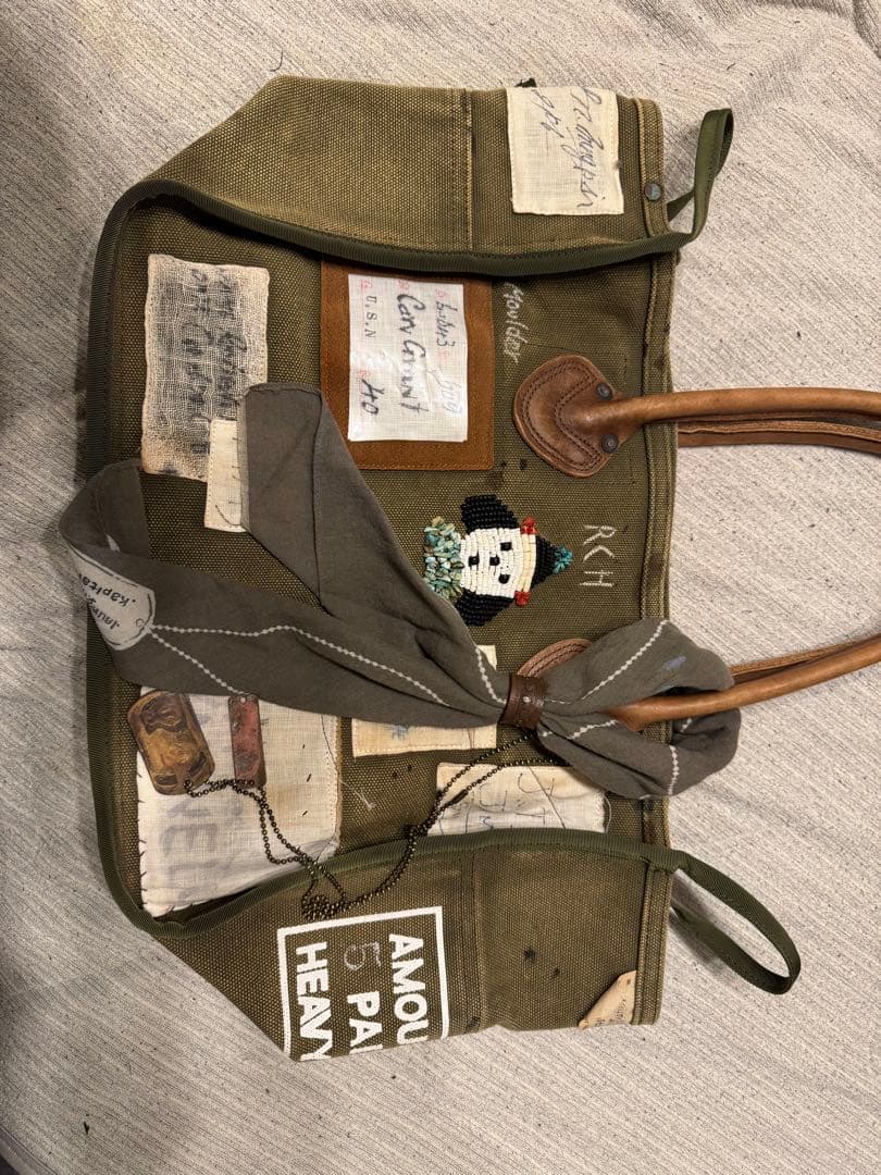 a*o様 kapital kountry 4号アーミーキャンバス ミルクバッグ