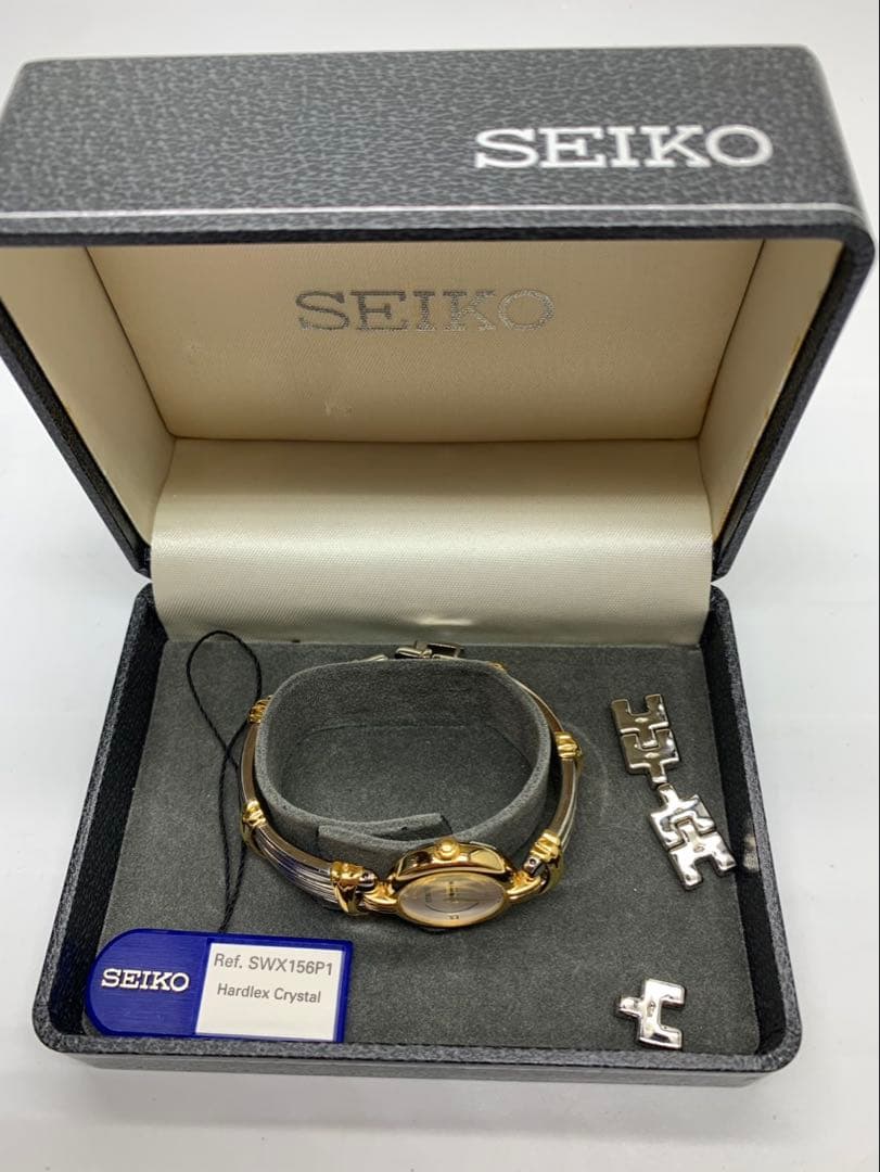 SEIKO アナログ時計 ゴールド シルバー