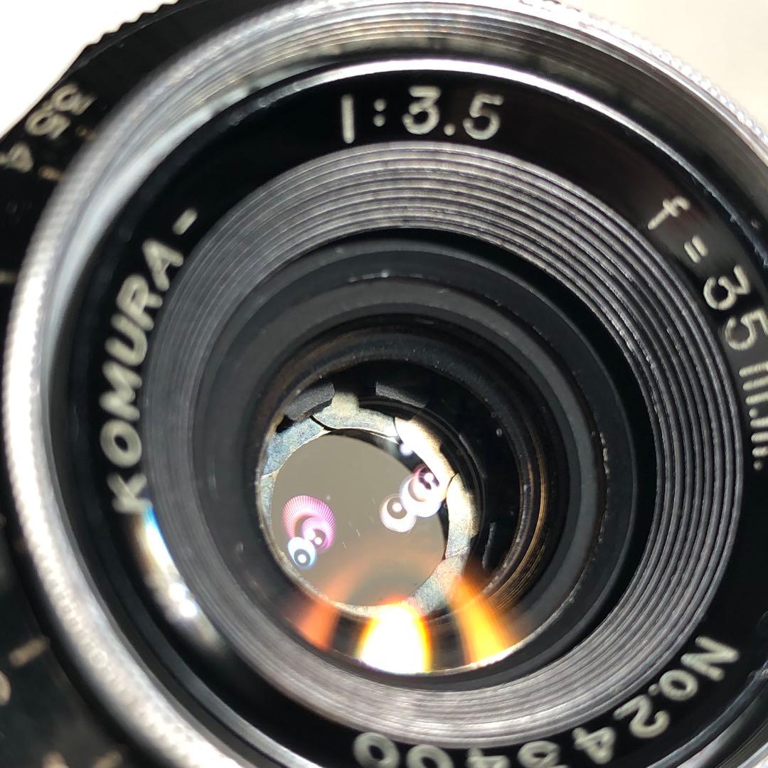 W-KOMURA 35mm f3.5 l39 ライカスクリューマウント