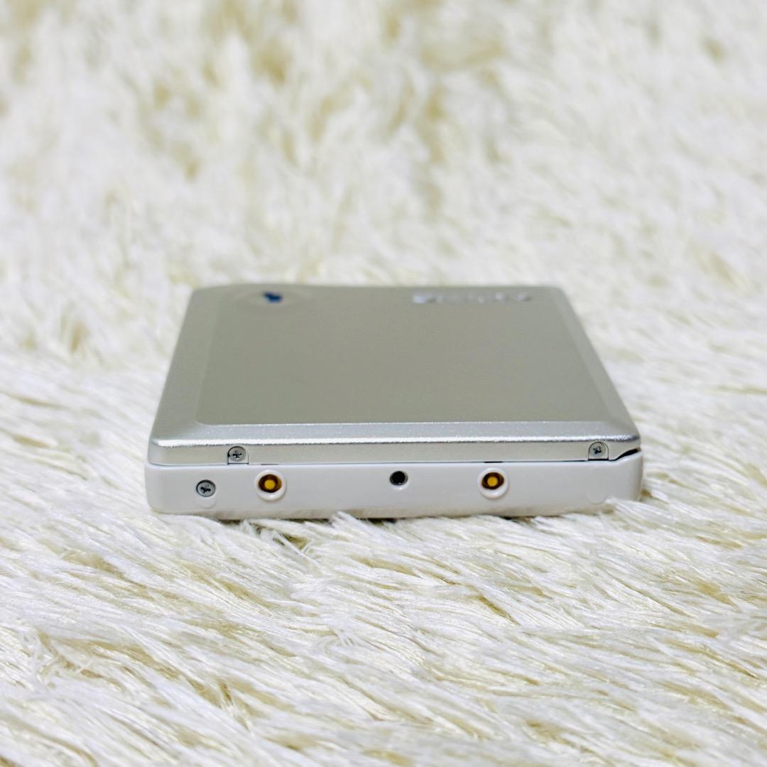 【SHARP】MD-DS33-S ポータブルMDプレーヤー シルバー 1ビット