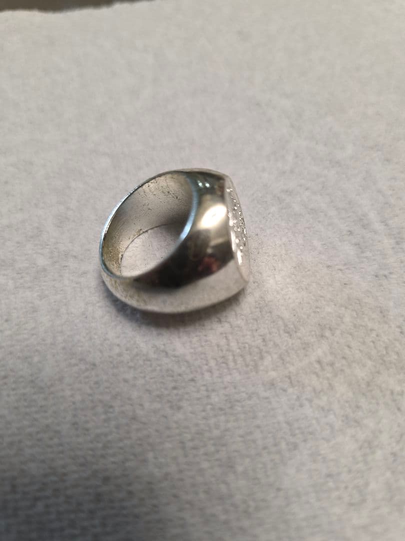 【値下げ】オールド STUSSY 指輪 カレッジリングL/XL