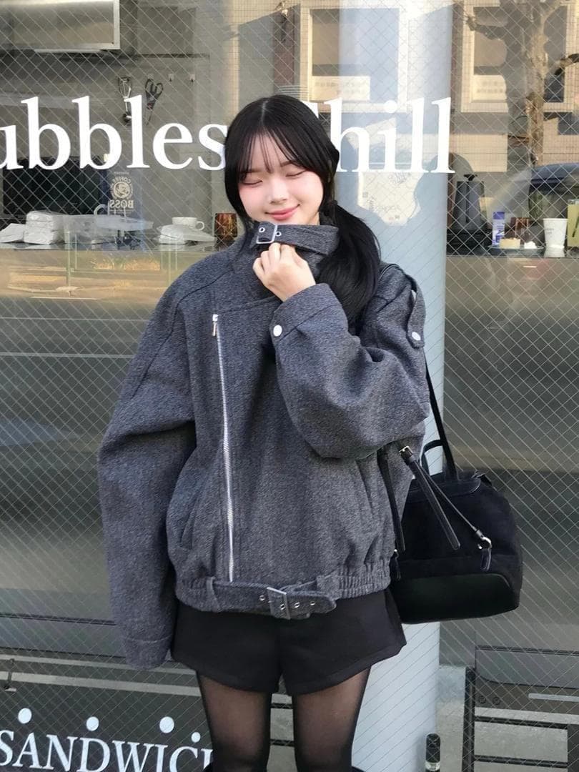 nanaさん専用 オーバーサイズライダースコート