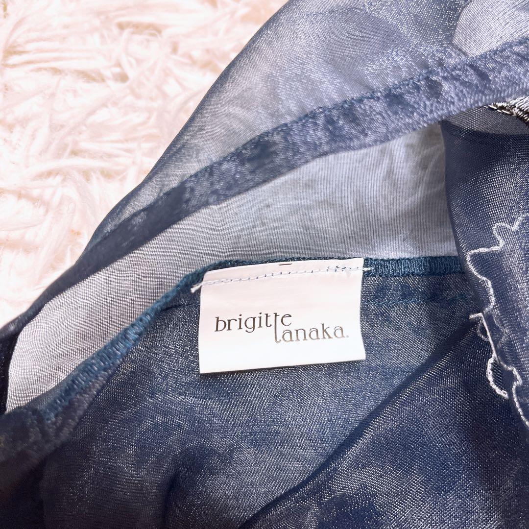 ブリジットタナカ ROPE 別注 エコバッグ ポシェット セット ネイビー 刺繍