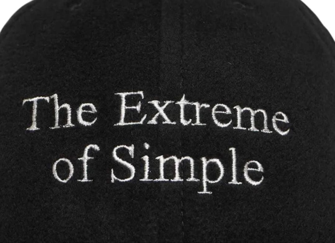 ennoy エンノイ　スタイリスト私物　simpln cotton cap 黒