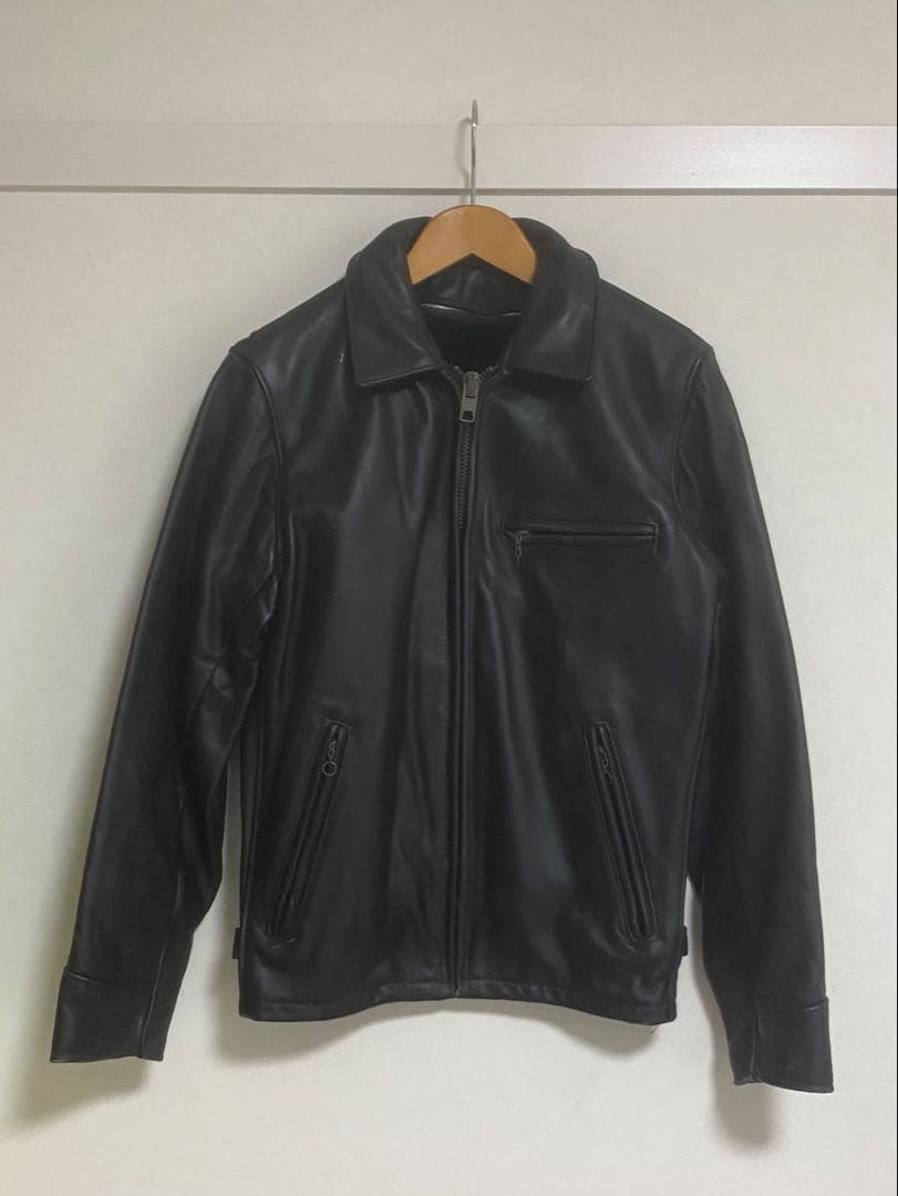 値下げ！！送料無料！ショット/ Schott シングルライダースジャケット