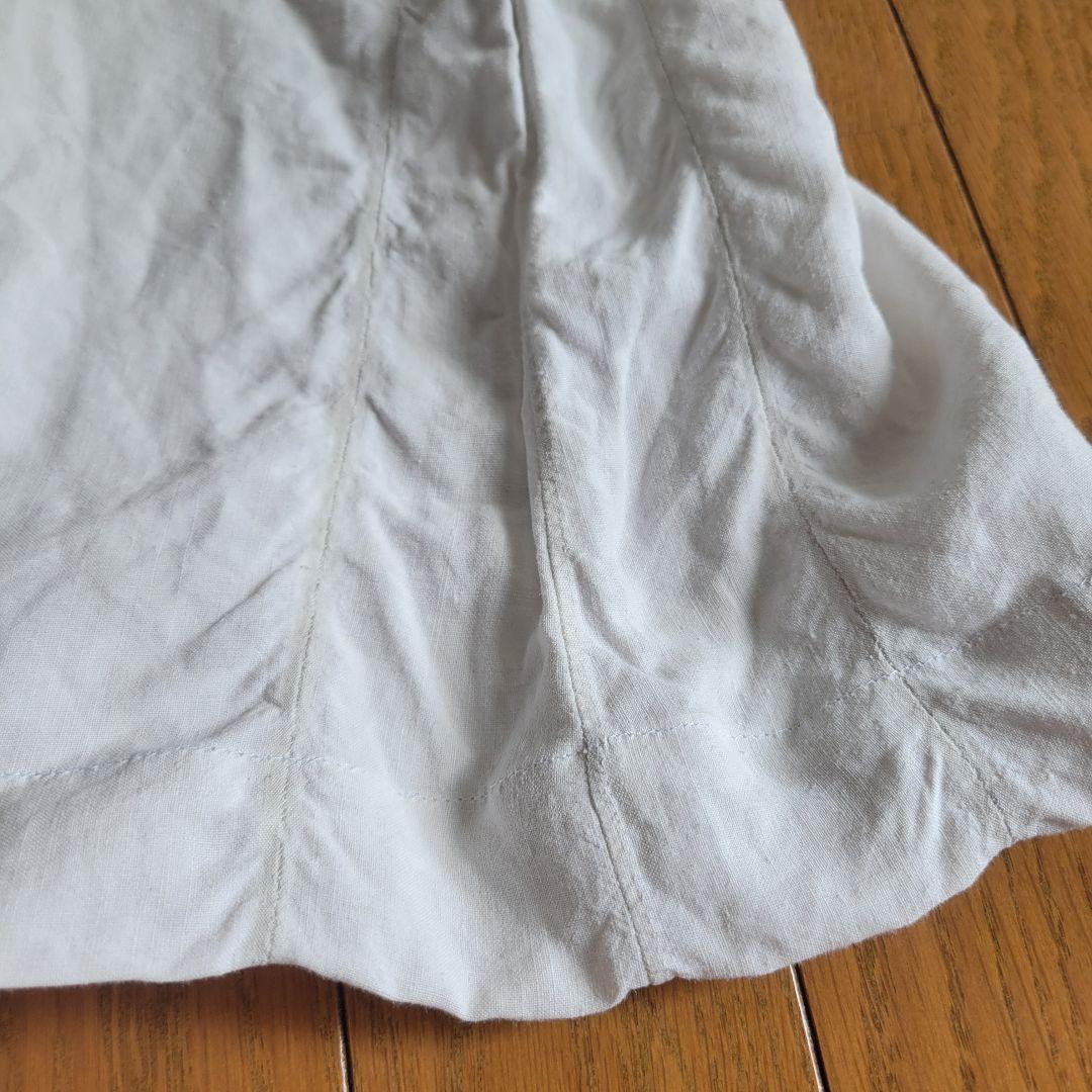 フランス　アンティーク　ワンピース　リネン　D