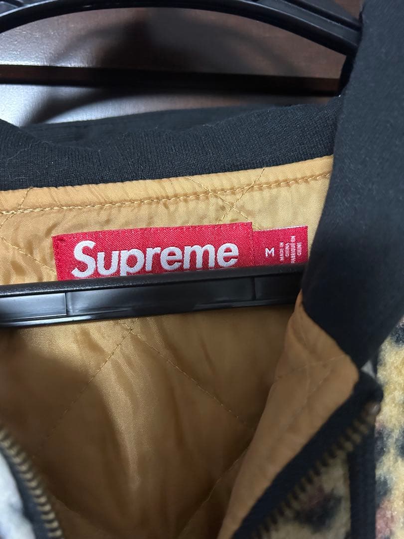 シュプリーム　パーカー　Supreme 23AWレオパード M美品