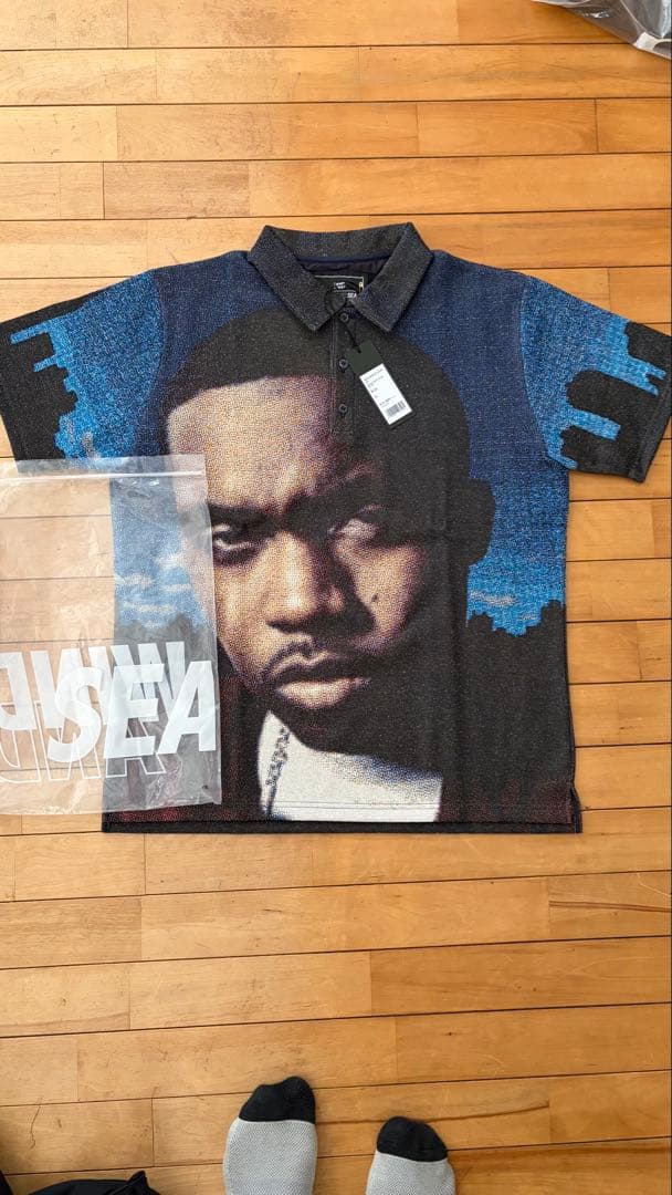 WIND AND SEA XL 半袖ポロシャツ　NASコレクション　ヒップホップ