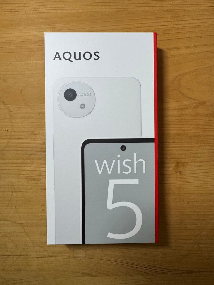 【フィルム・ケース付き】AQUOS wish 5 ホワイト 本体