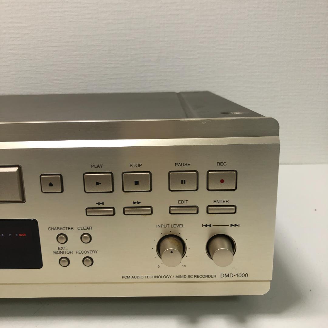 送料込 デノン DMD-1000 MDレコーダー 説明書 リモコン付 オーディオ