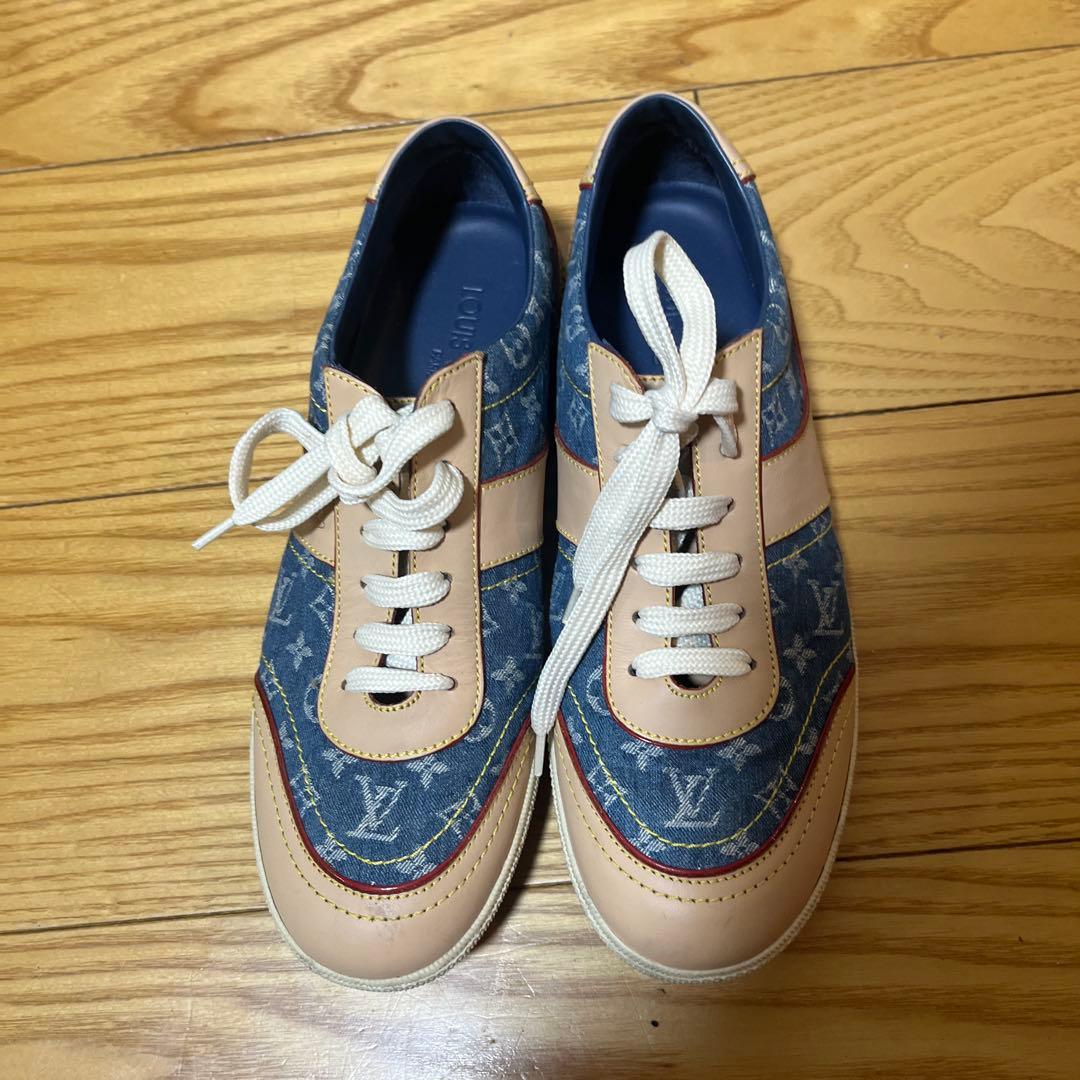 Louis Vuitton デニム/ベージュ スニーカー