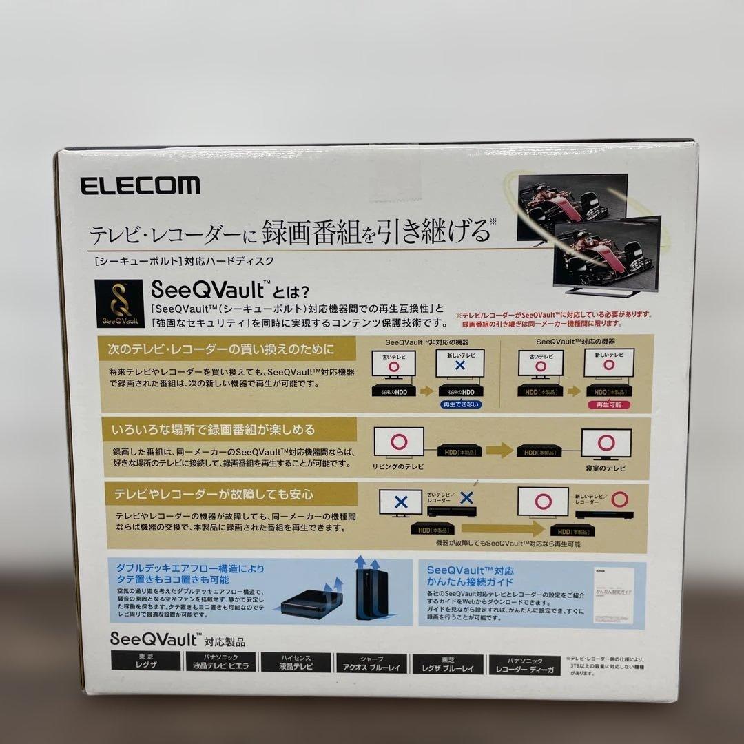 12093 エレコム HDD 外付けハードディスク 6TB