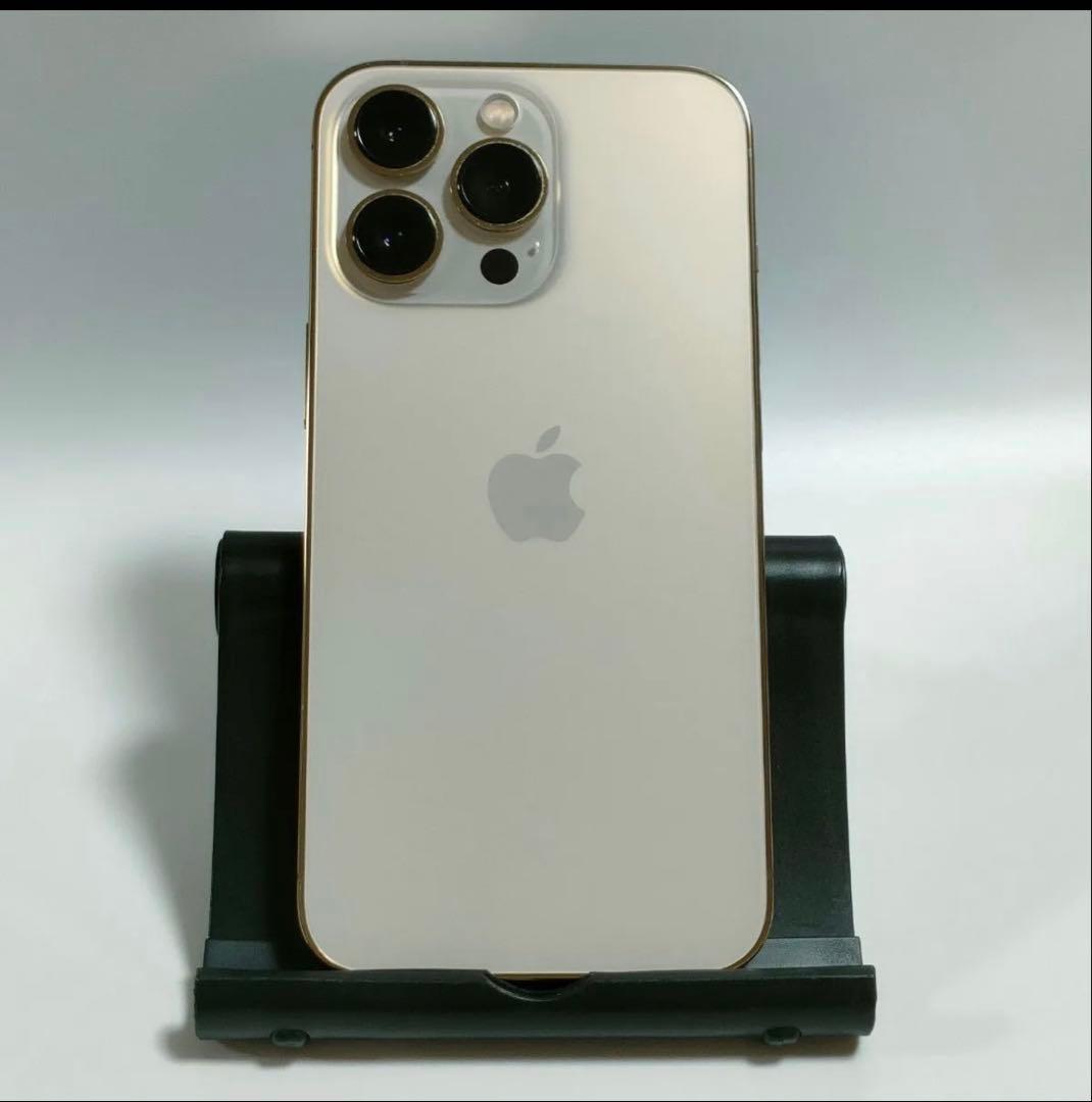 【美品/バッテリー100%】iPhone13 Pro 128GB ゴールド