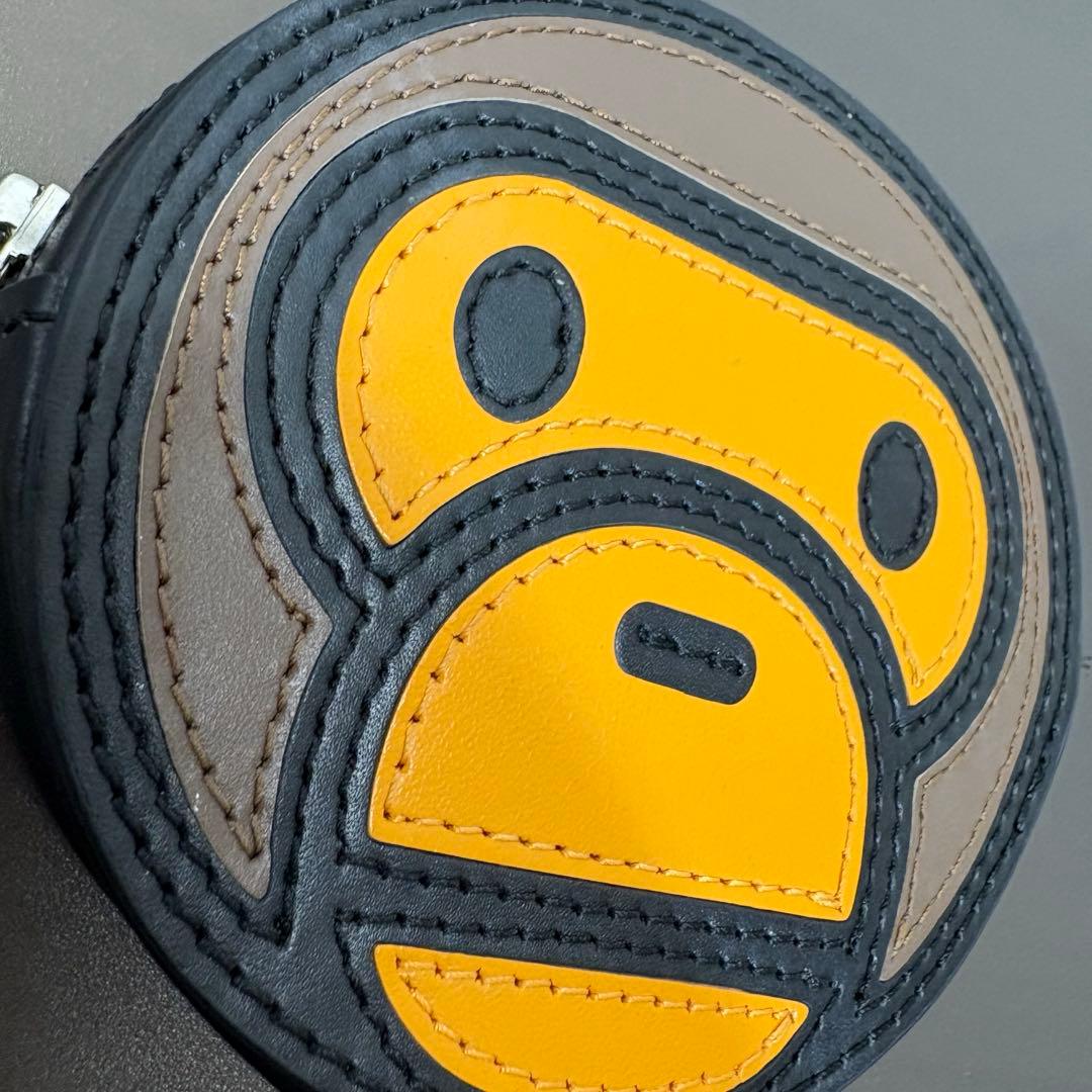 A BATHING APE レザーケース 小物入れ　エイプ