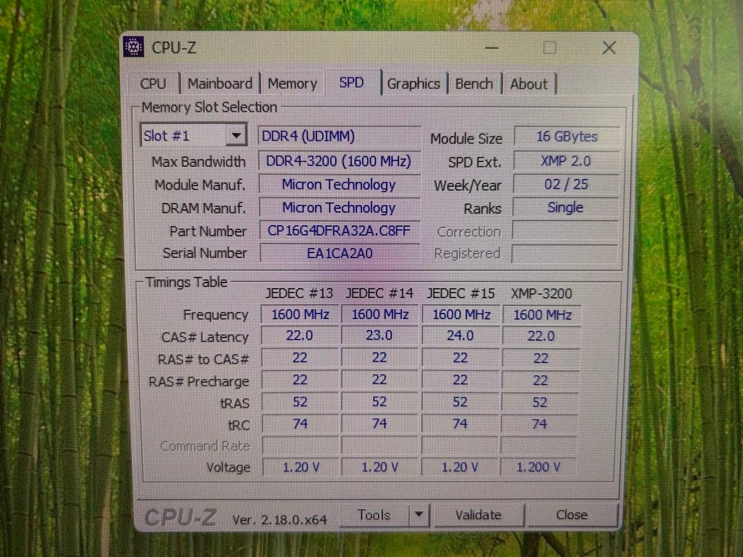 CRUCIAL DDR4-3200 32GB (16GB 2枚組) メモリ