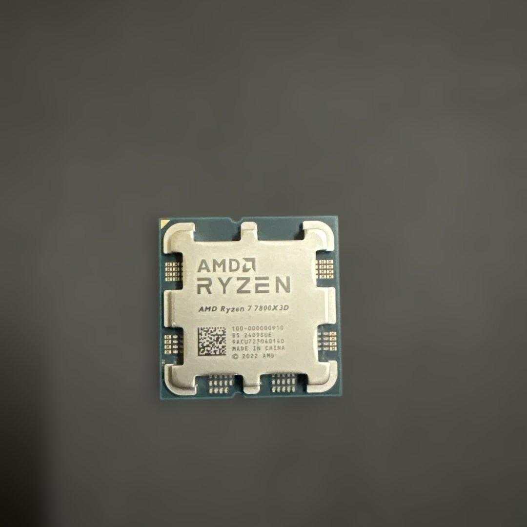 AMD Ryzen 7 7800X3D 8C 4.2GHz AM5 動作未確認