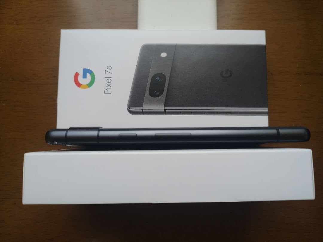 pixel7a 画面割れ Black