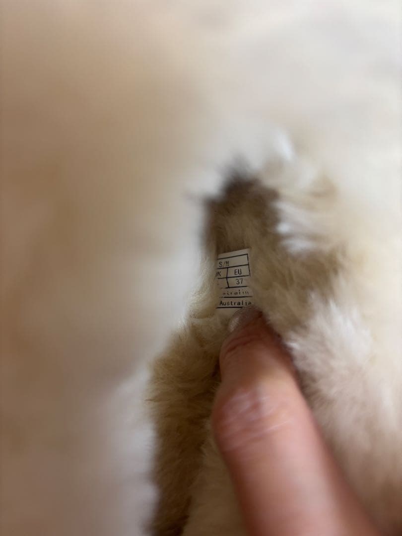 37cmUGG ムートンブーツ 厚底 ベージュ