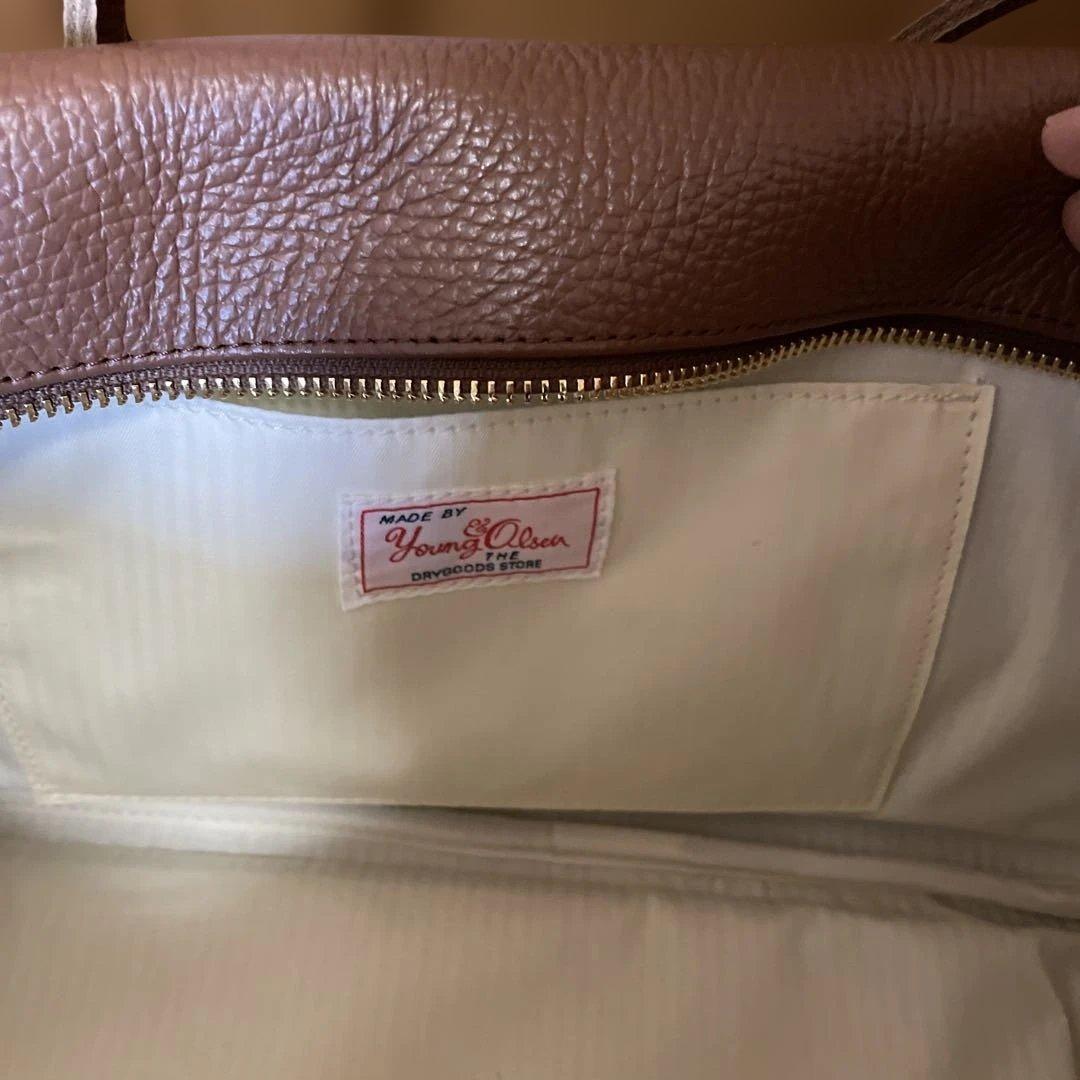 YOUNG & OLESEN ブラウン　ボストンバッグ　美品