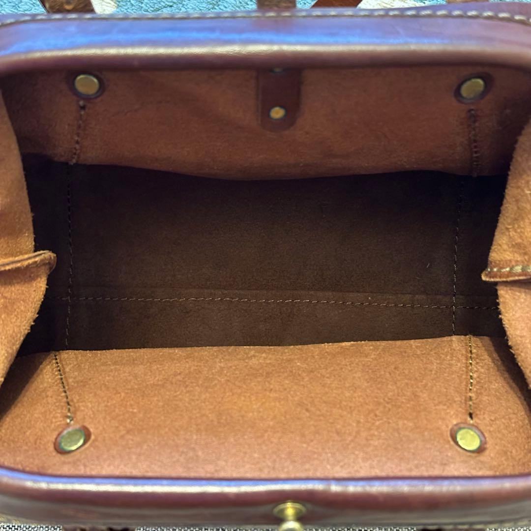 HERZ Organ（オルガン）口枠トートバッグG-14革バッグレザー