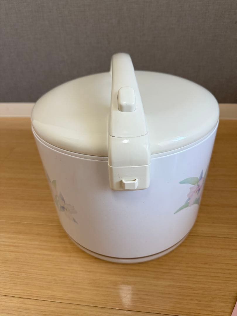 タイガー 花柄炊飯器 取扱説明書付き 1升5合炊 2.7リットル 保温専用