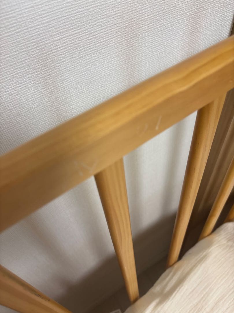 木製ベビーベッド マットレス付き【ミニサイズ】