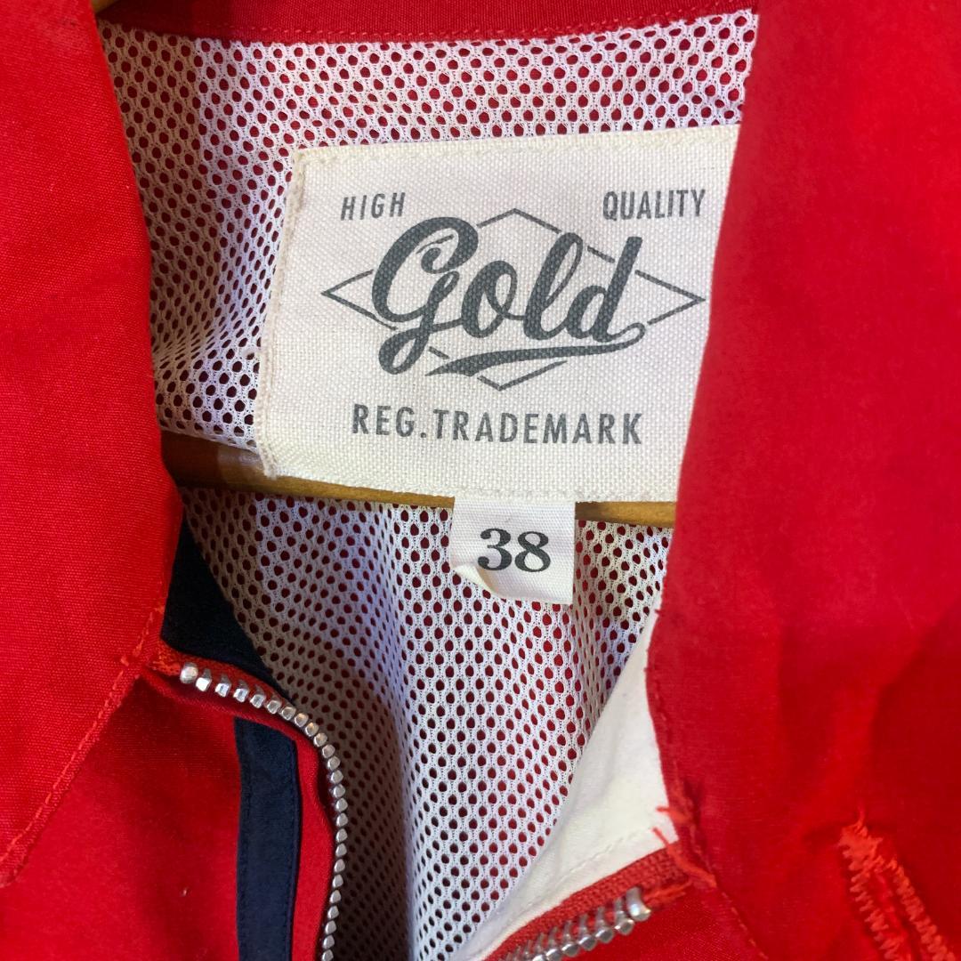 ⭐︎美品⭐︎ Gold カレッジジャケット 38 レッド GL12766 日本製
