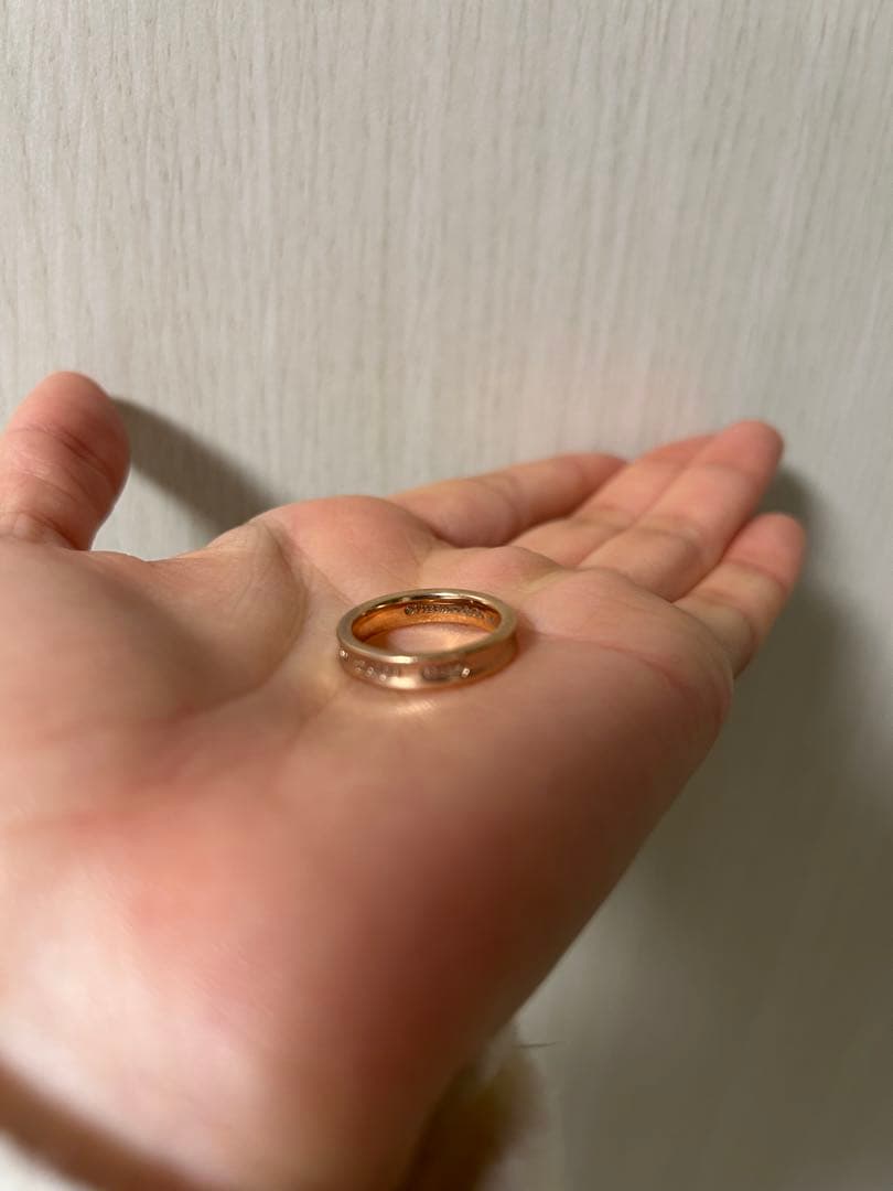 ティファニー　ピンクゴールドリング※10号