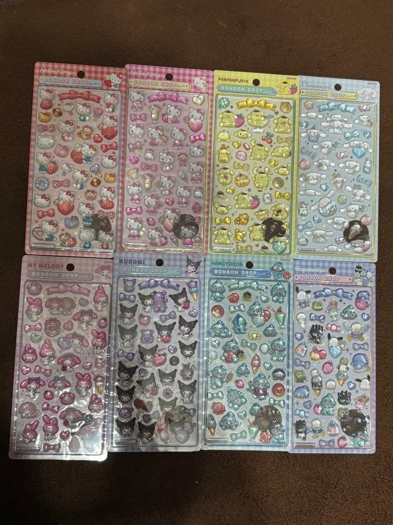 ボンボンドロップシール　サンリオ　第2弾　8種　コンプリート