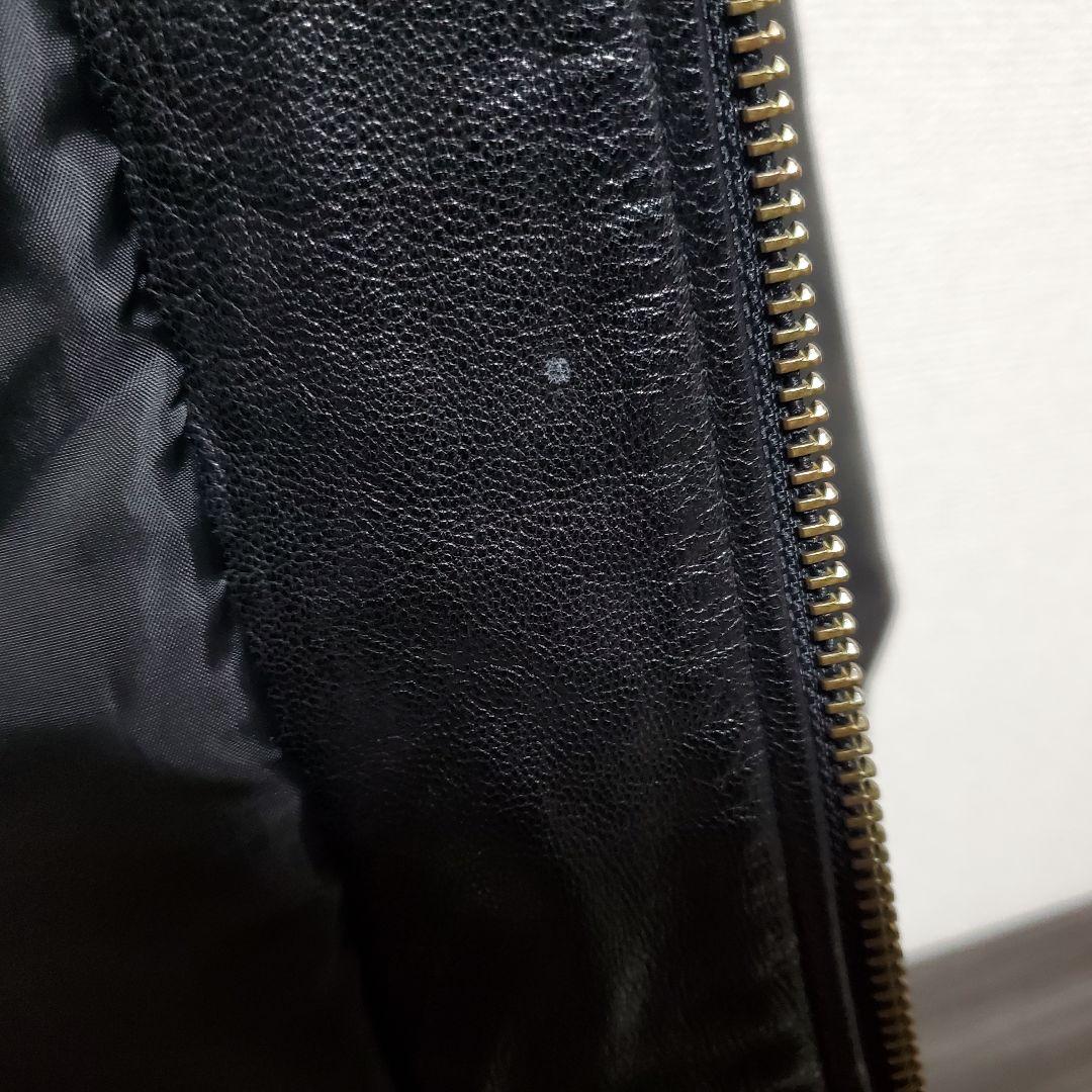 アダムパテック ゴートレザージャケット MA1 本革 山羊革