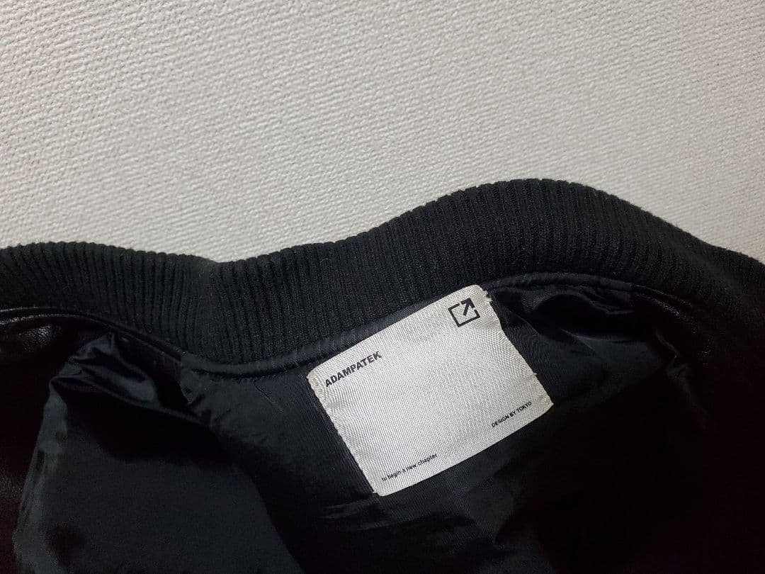 アダムパテック ゴートレザージャケット MA1 本革 山羊革