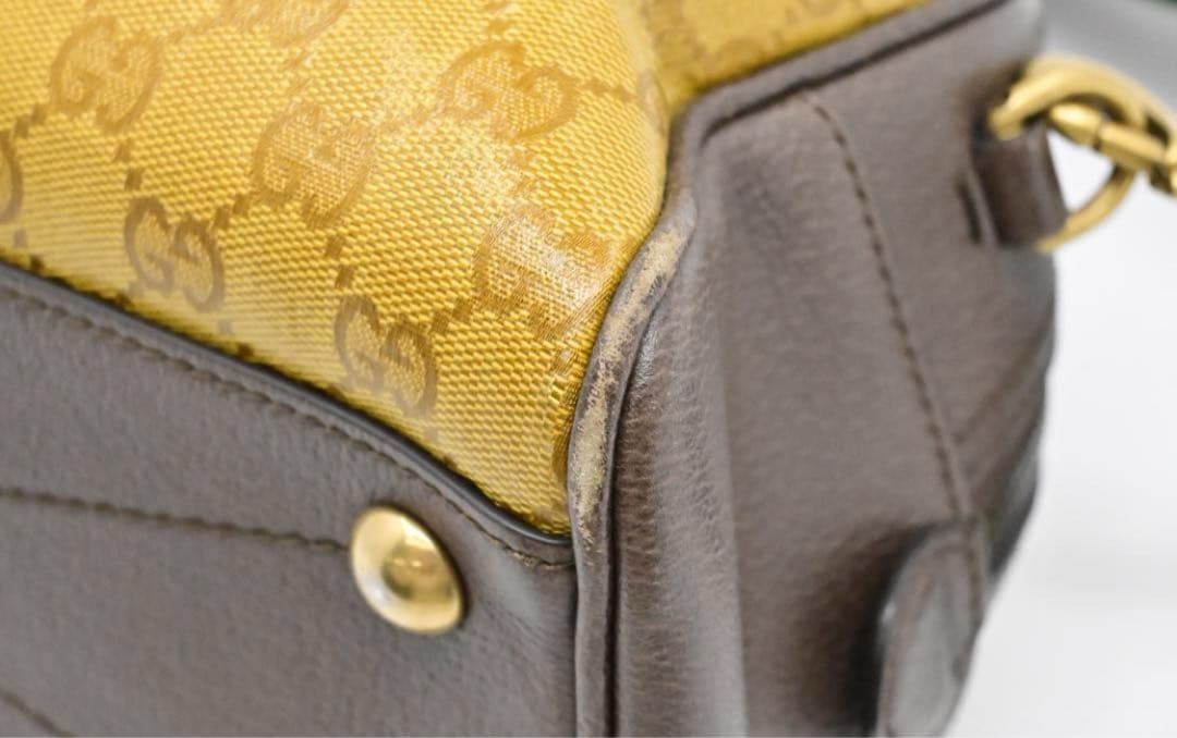 グッチ×アディダス　コラボ　ボストンバッグ　ＧＧクリスタル