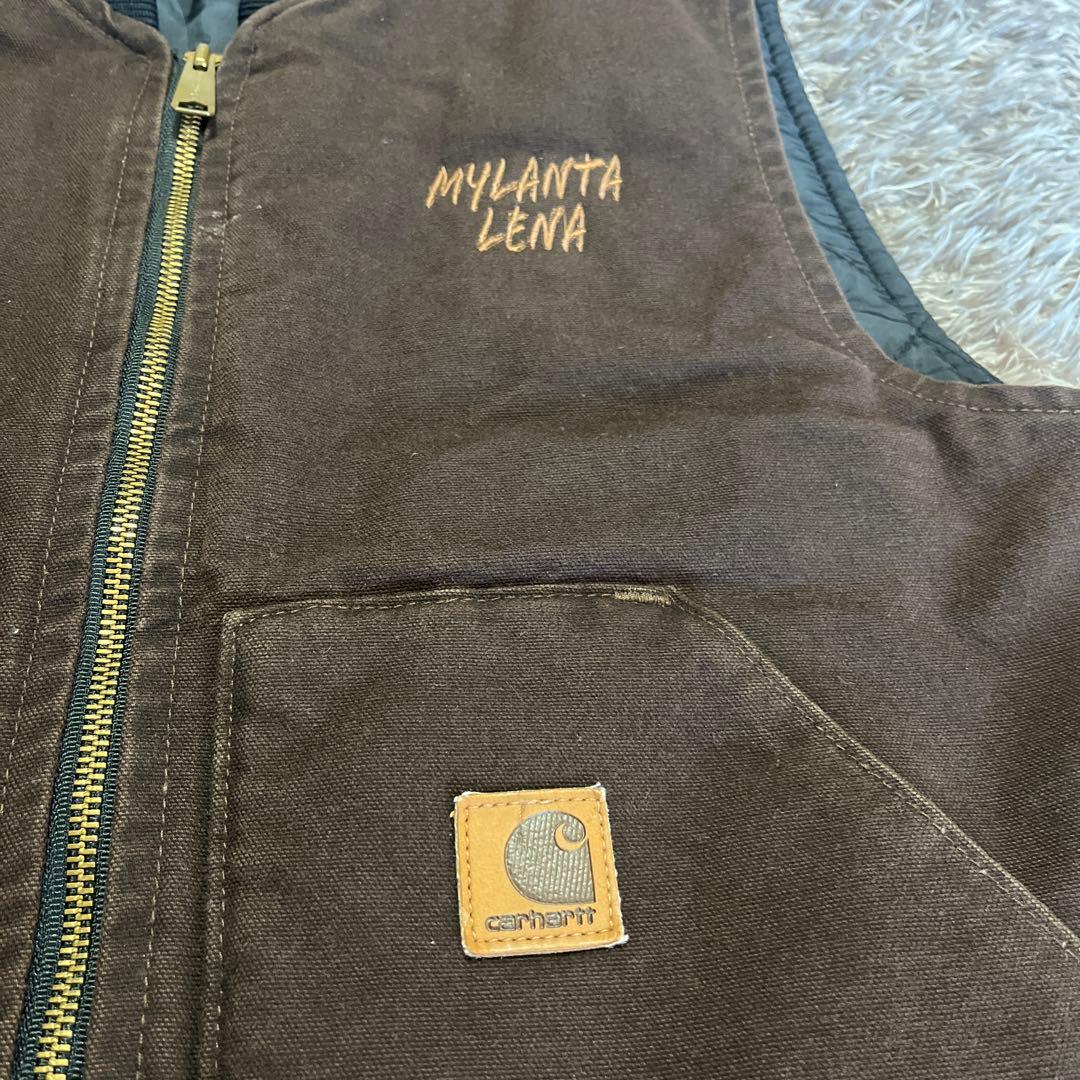 「希少」cathartt ベスト　 V02　ダークブラウン　USA製