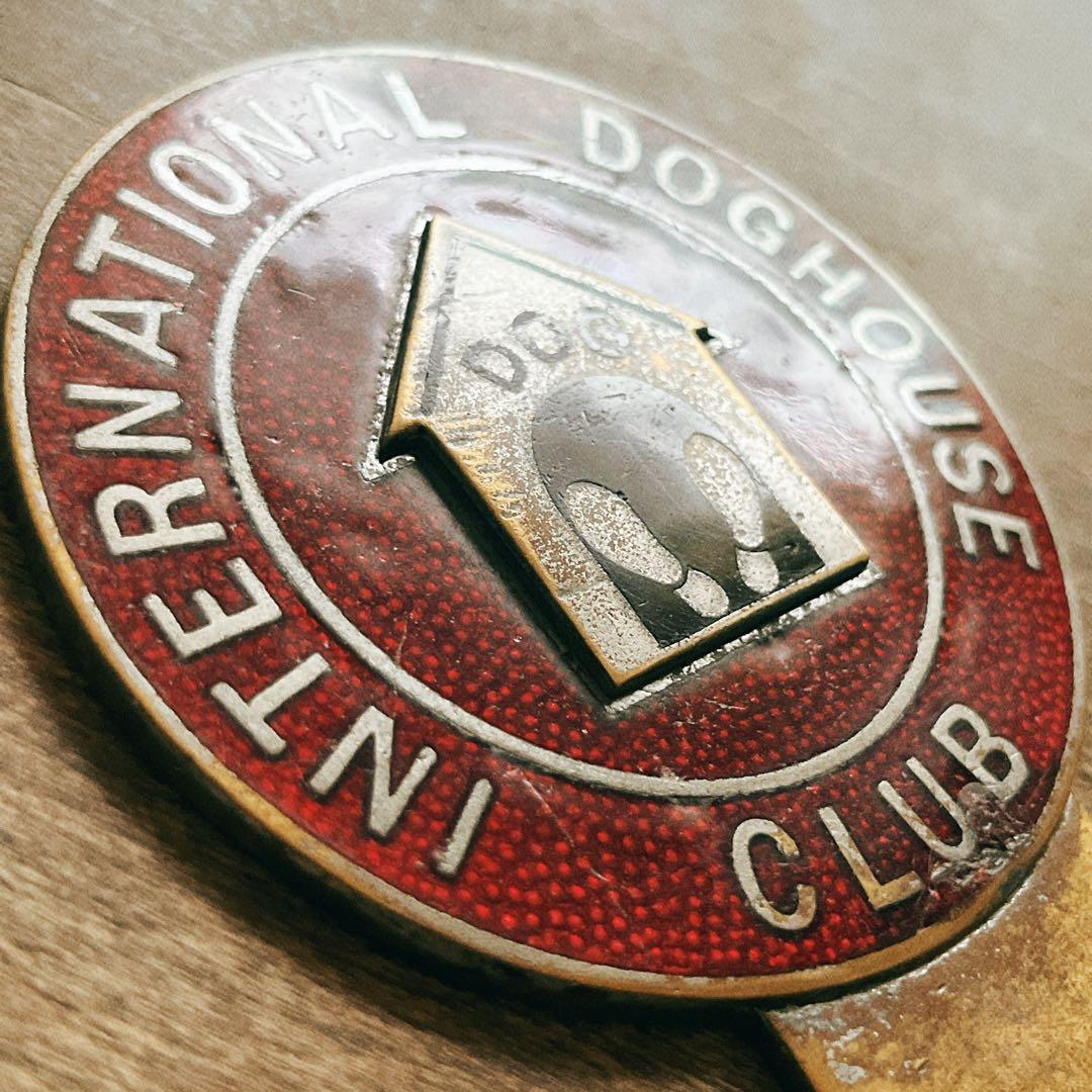 さ*え様 希少⭐️当時物DOGHOUSE CLUB ドッグハウスクラブバッジ