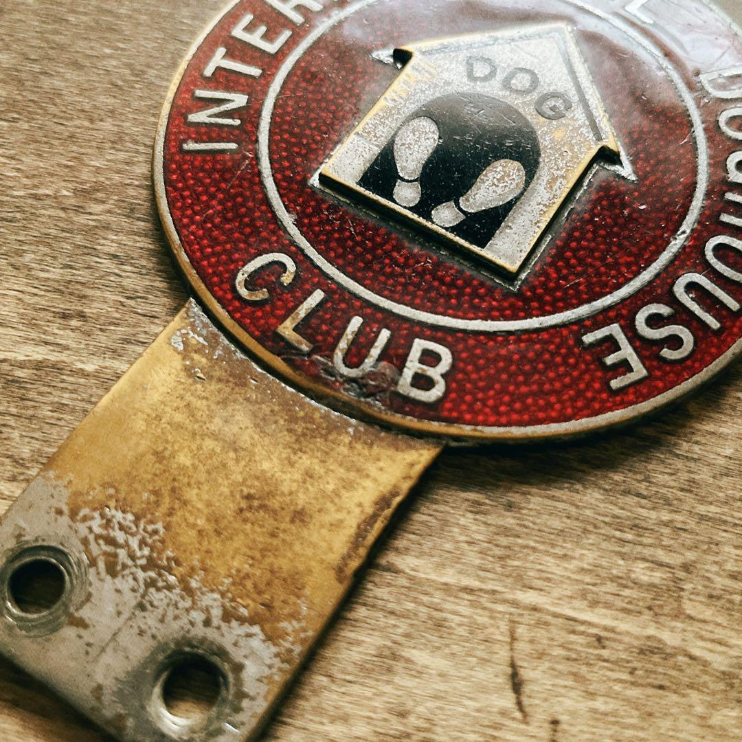 さ*え様 希少⭐️当時物DOGHOUSE CLUB ドッグハウスクラブバッジ
